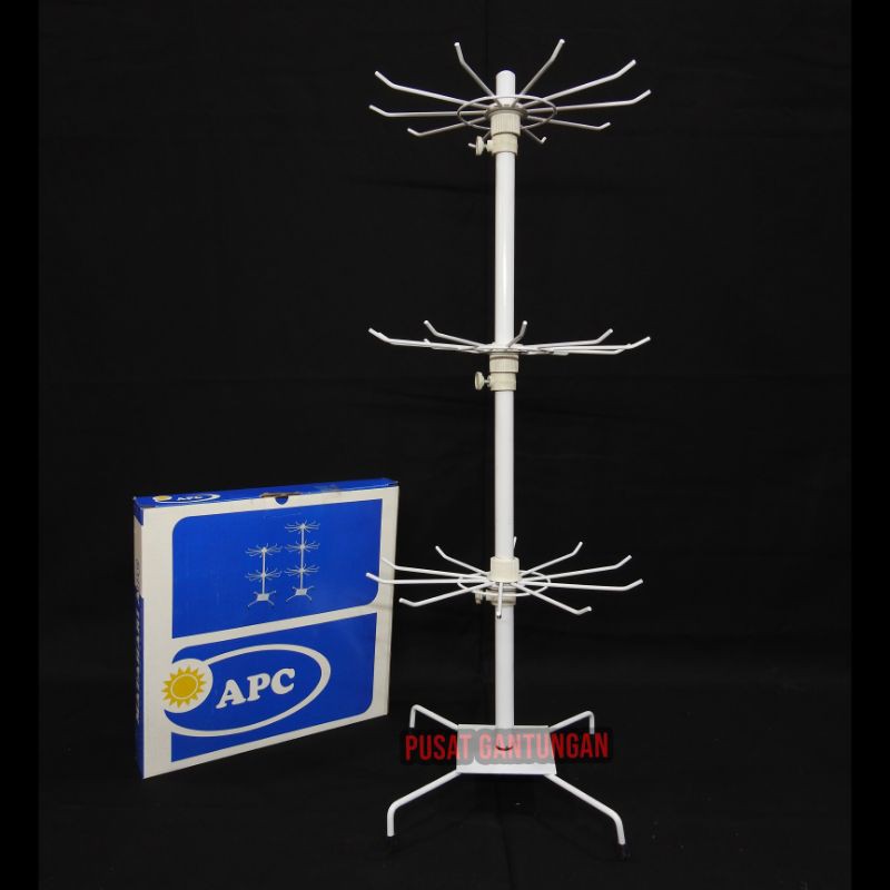 Gantungan Aksesoris Matahari 3 Susun | Rak Display Aksesoris (batang besar)