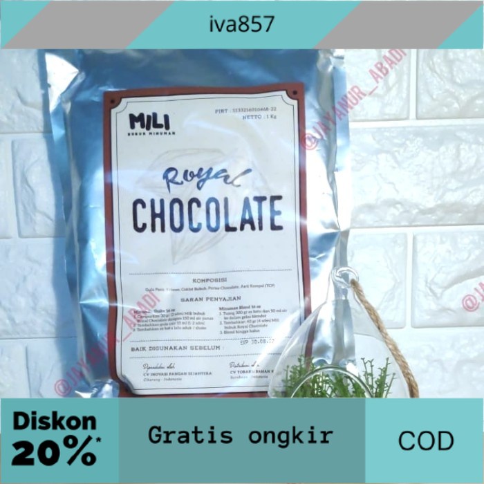 

PROMO MILI BUBUK MINUMAN ROYAL CHOCOLATE GRATIS ONGKIR