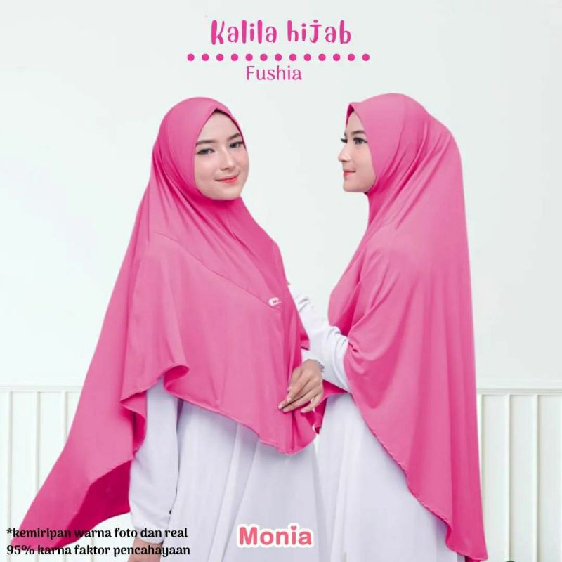 Kalila Hijab by Monia Hijab Kids size  XL Dewasa | Hijab syari terlaris