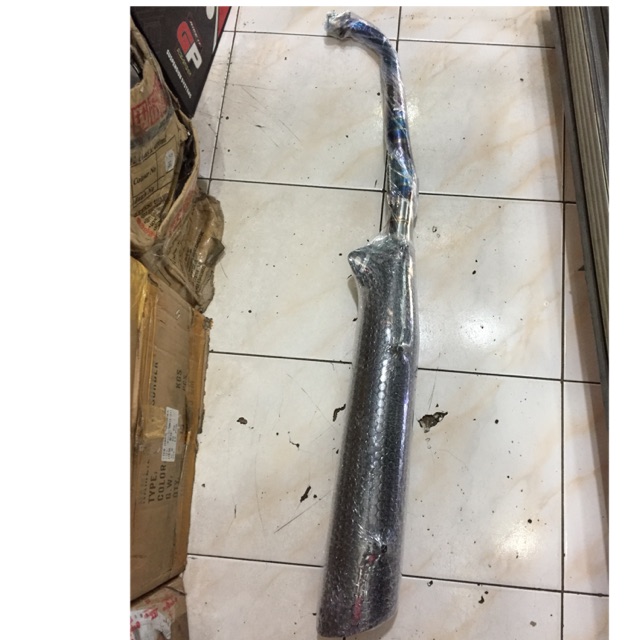 Knalpot tsukigi wave 100 leher pelangi