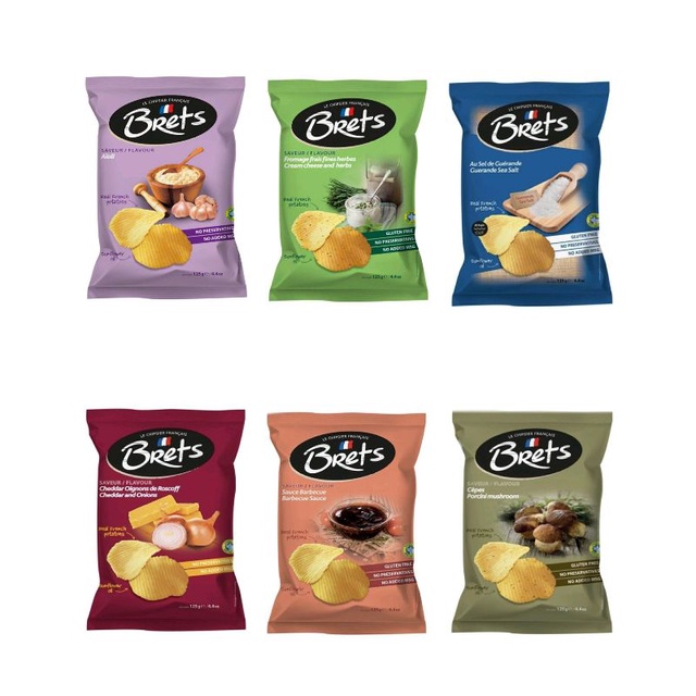 

Brets Real French Potatoes Keripik Kentang 125 gr