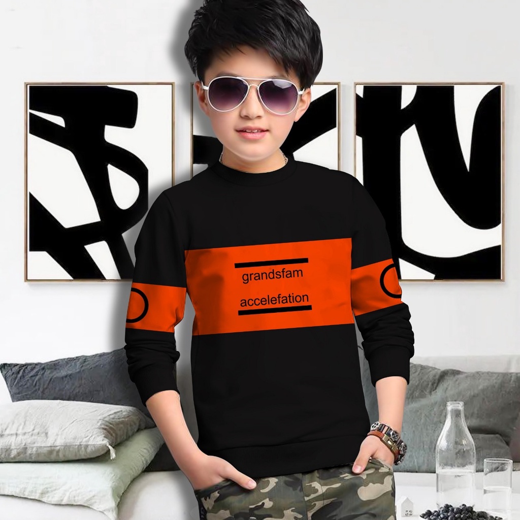 Switer Accelefation Terbaru / Sweater Anak Laki-laki /  Sweeter Gaming Bahan Babyterry / FLAVA_STORE