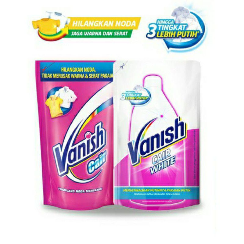 Vanish Cair Pink/ Putih Refill 750ml