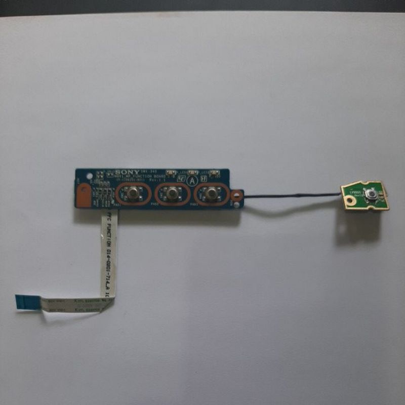 Tombol Power Fullset Sony Vaio PCG-61213W