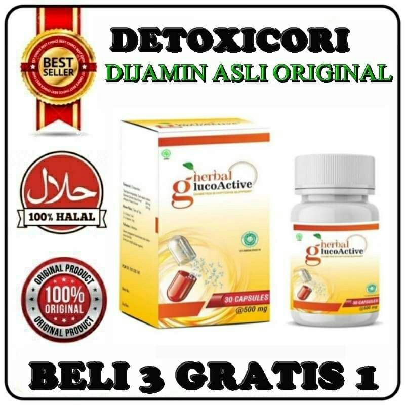 OBAT DIABETES HERBAL ALAMI GLUCOACTIVE ASLI - GLUCOACTIVE ORIGINAL