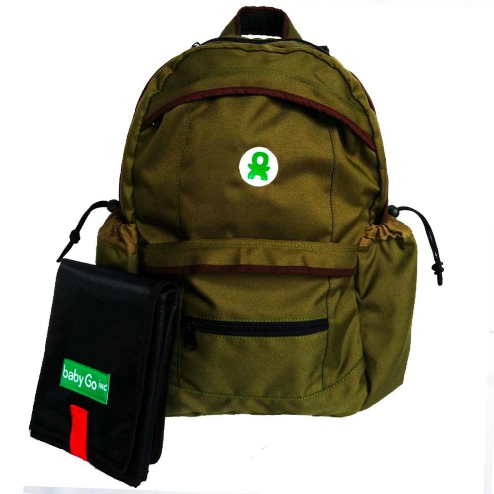 BabyGo Inc Metro Backpack - Green Army