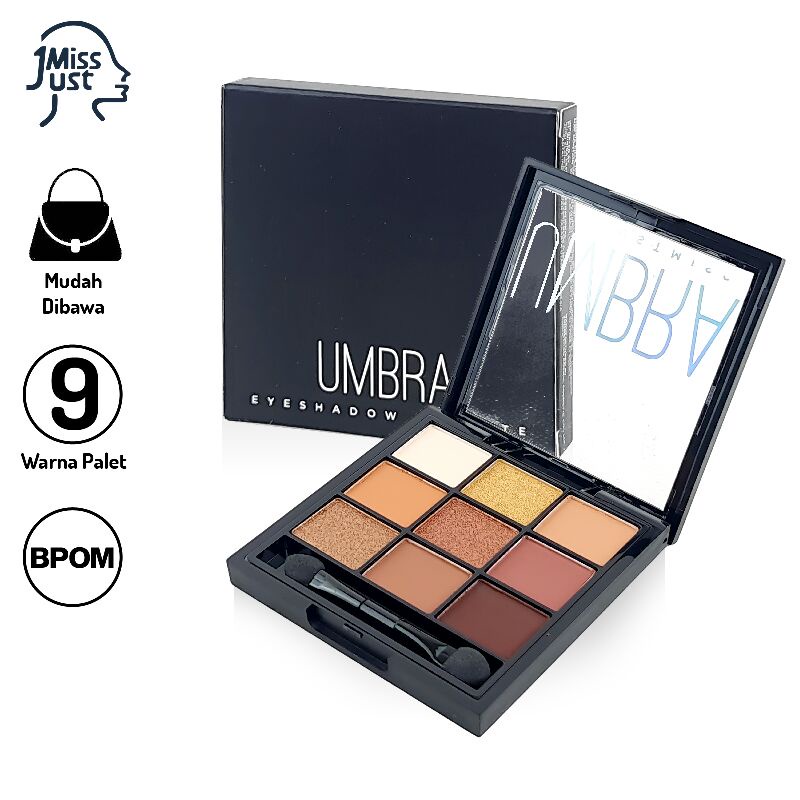 Just Miss Eyeshadow Palette 9 Warna Umbra Perona Mata BPOM