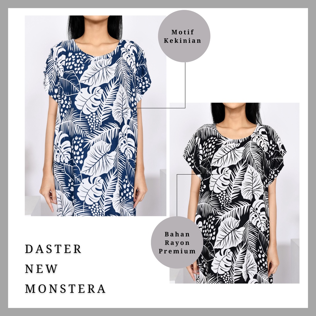 Daster Bali New Moenstera Bahan Rayon Premium Untuk Remaja Dan Dewasa Termurah dan Kekinian