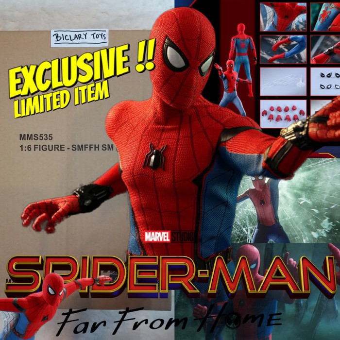Hot Toys Spiderman Spider Man Far From No Way Home Homecoming Avengers Infinity War Endgame End Game