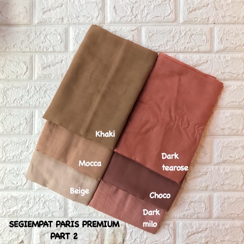 38 WARNA SEGIEMPAT PARIS VOAL PREMIUM ANTI LETOY JAHIT TEPI / HIJAB SQUARE KATUN PARIS UNTUK SEKOLAH JILBAB KERUDUNGTERMURAH LENGKAP WARNA