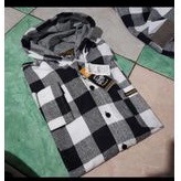 Kemeja Flanel Hoodie Pria Dan Wanita Kualitas Unisex