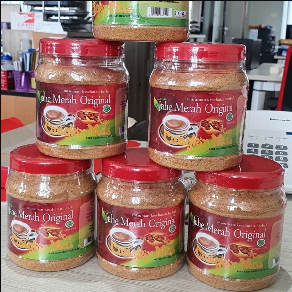 

SUPER AMPUH MINUMAN PENGHANGAT BADAN JAHE MERAH MURNI 100% ATAU MINUMAN PENGHANGAT BADAN JAHE MERAH