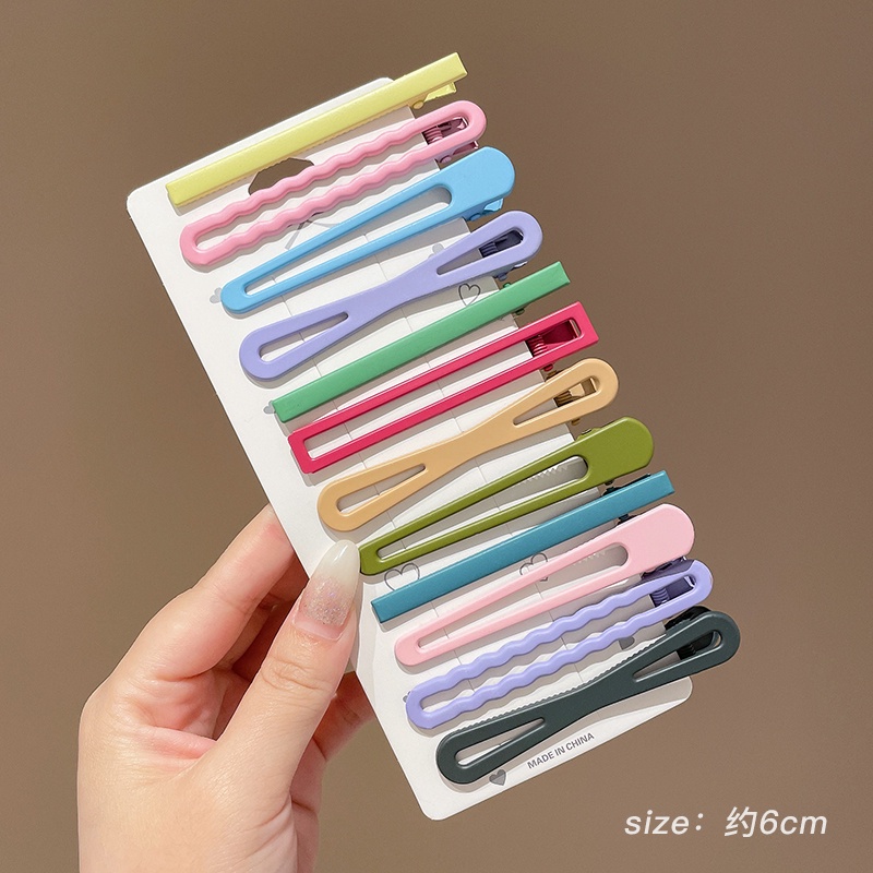 5/10 pcs Jepit Rambut Poni Serbaguna Untuk Wanita