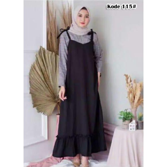 115#Dress Gamis/Gamis Muslim/Gamis Moescraep/Fashion MusliM