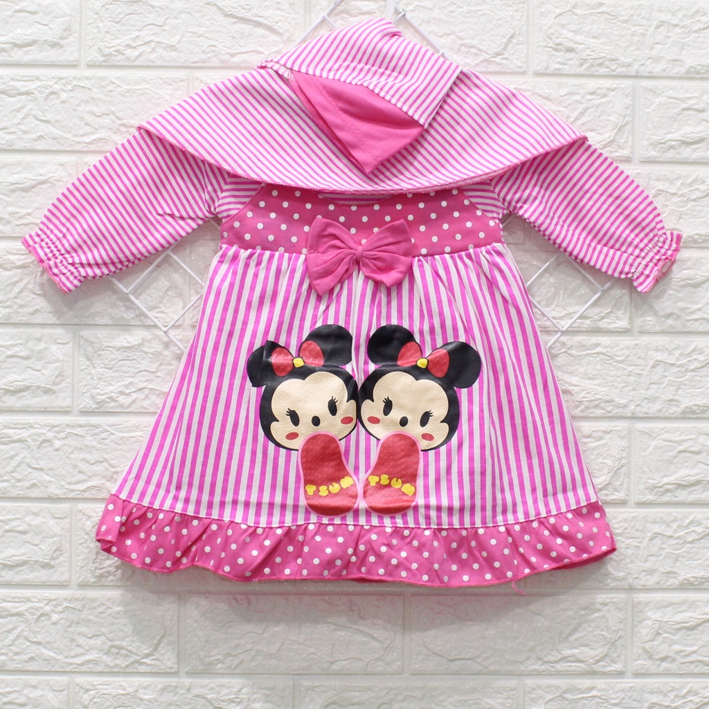 Baju Anak Gamis terbaru Baju gamis bayi perempuan Setelan baju muslim anak perempuan Baju muslim bay