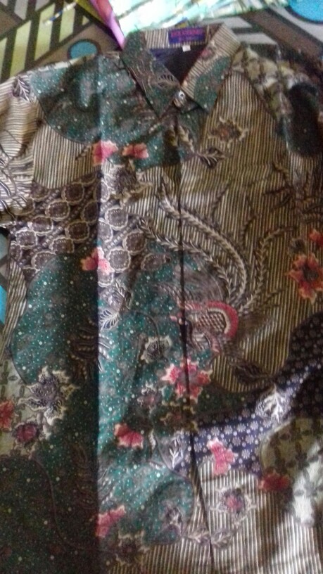 Kemeja Batik Prabu Exclusive Bahan Katun Timbul Baturaden Reguler Fit Ndoromesem A542