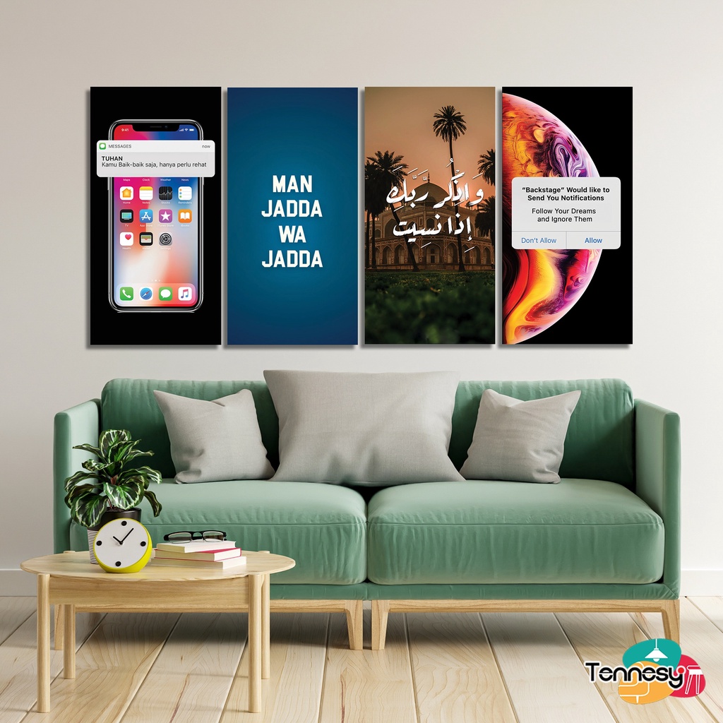 TENNESY HIASAN DINDING QUOTE REMINDER 10X20 CM WALL DECOR PAJANGAN KAYU POSTER DEKORASI DINDING RUMAH KAMAR TIDUR