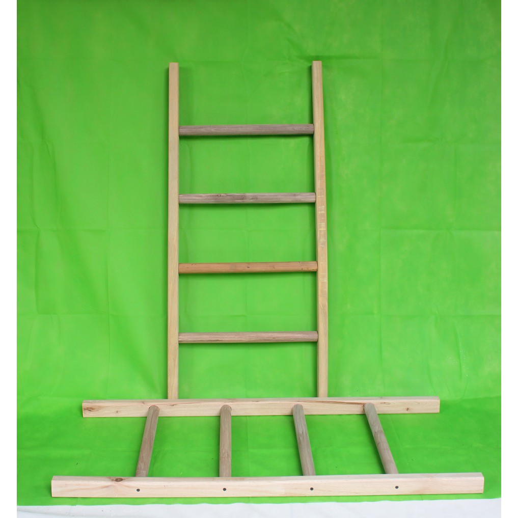 Ladder Hanger Murah | Tangga Rak Kayu | Rak Hijab Mukena Sajadah