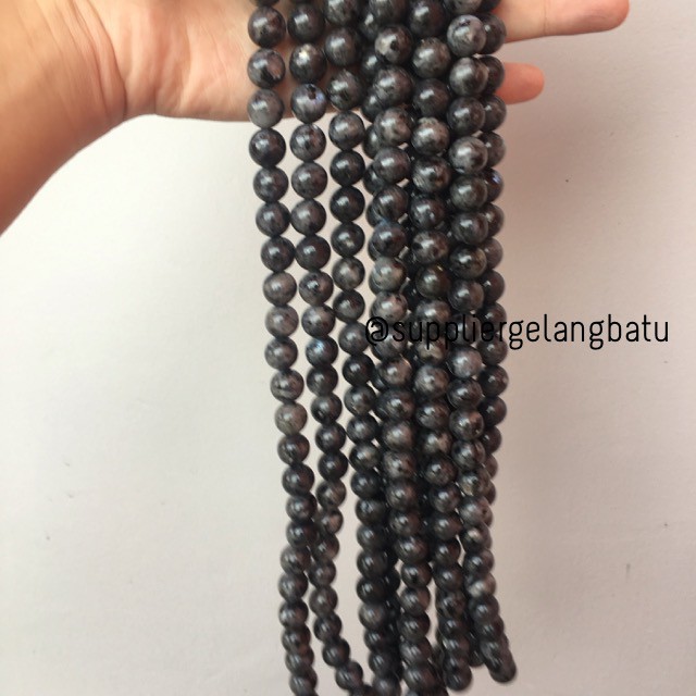 supplier batu abu labrador kilap 12mm labradorite bongkah akik accesories grosir supplier toko emas