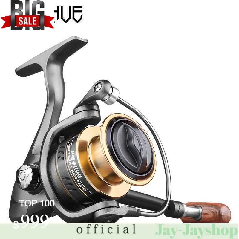 LINNHUE HM Series Reel Pancing Spinning Fishing Reel 5.2:1 8Kg