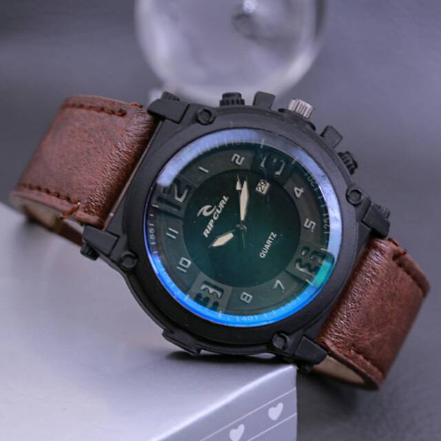 Jam tangan Ripcurl tgl kulit