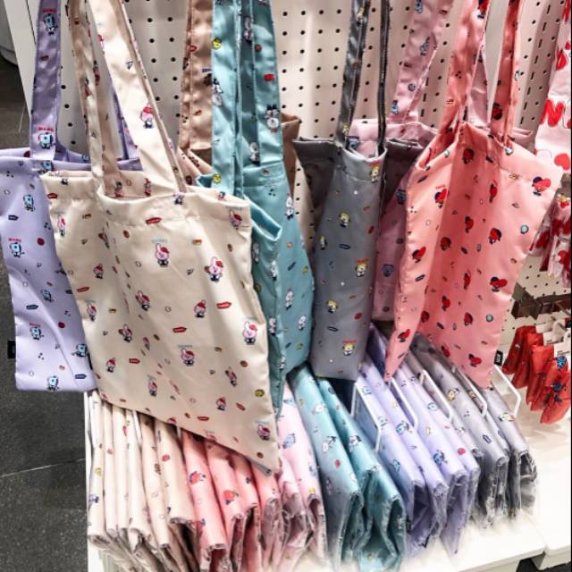 BT21 x MONOPOLY PATTERN ECO BAG✨