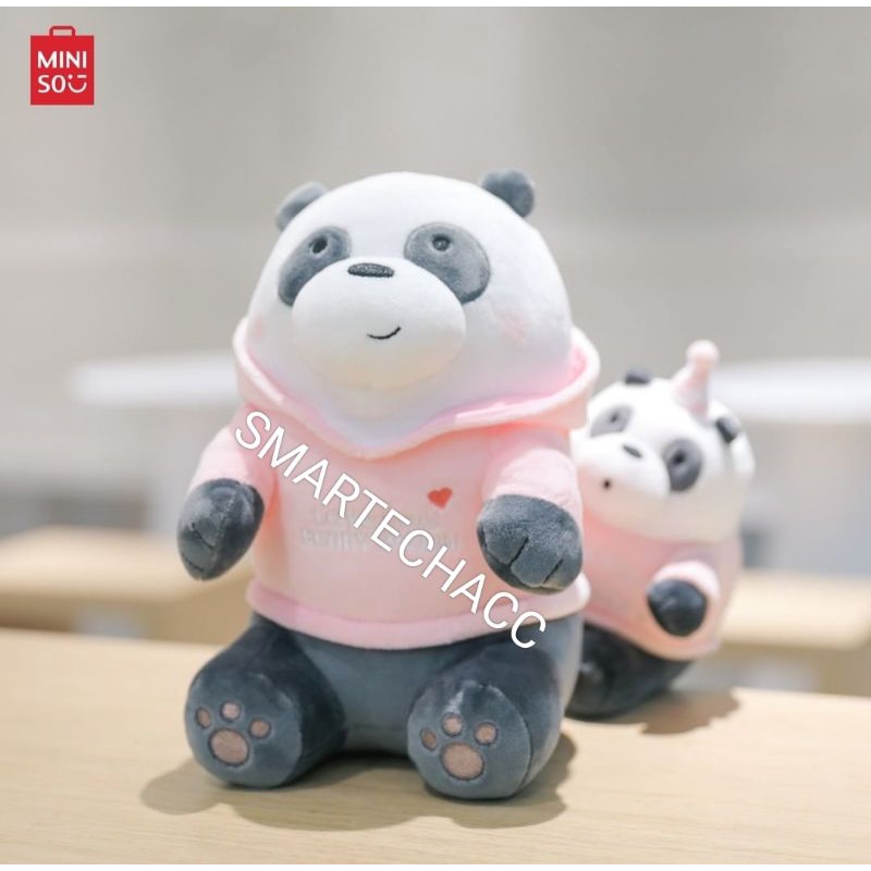 Miniso Set Boneka Mewah Mainan Sitting Plus Toy We Bears Bare Miniso