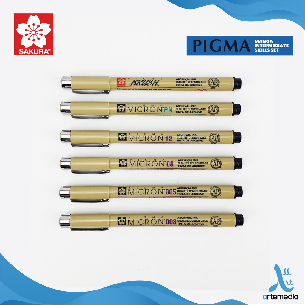 

mdn Sakura Pigma Micron Manga Basic & Intermediate Skill Set