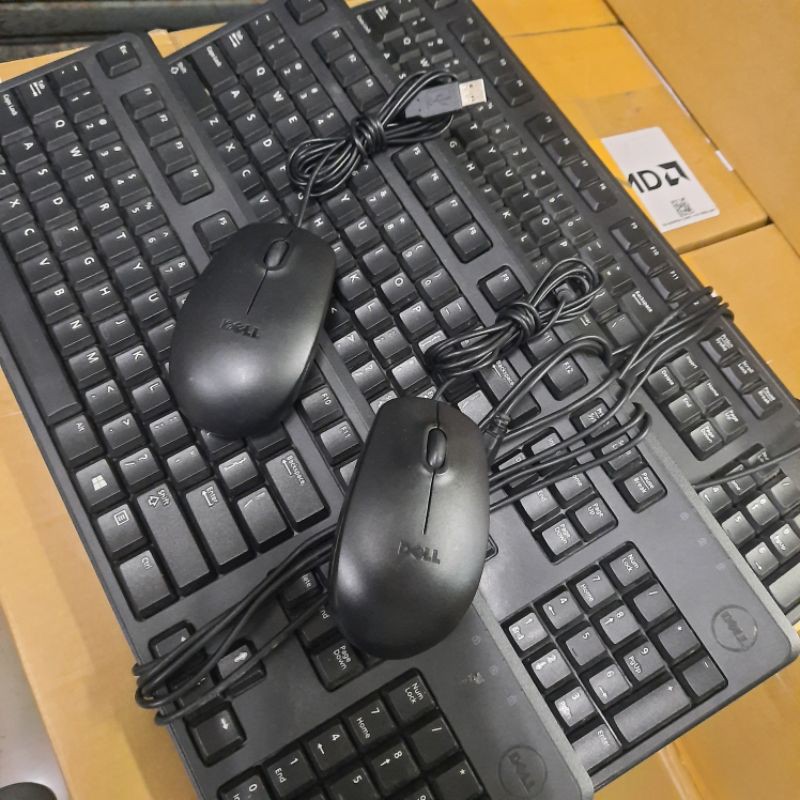 obral paket keyboard  mouse dell,hp,lenovo,acer USB original second, kondisi new