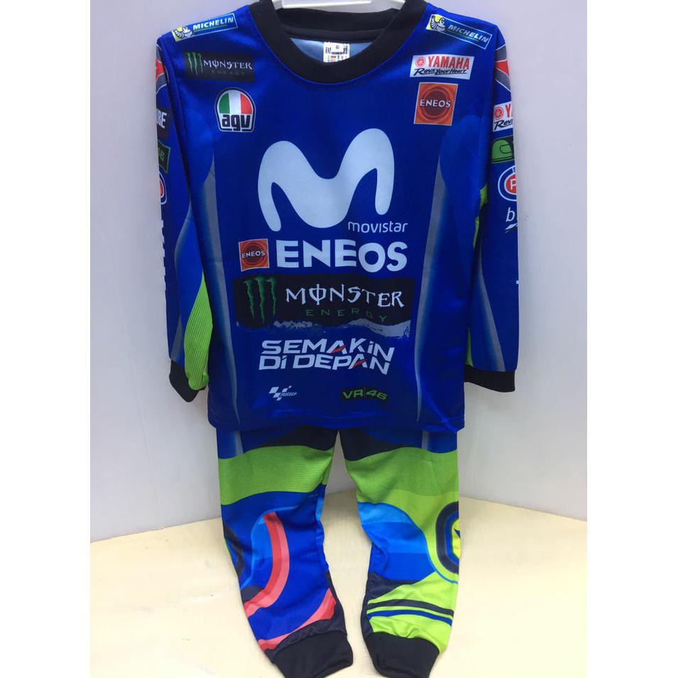 baju kaos setelan anak-setelan motor gp yamaha panjang kids -gallspt