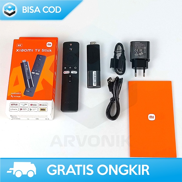 BLUETOOTH REMOTE CONTROL TV PINTAR MI TV STICK ANDROID 11 2GB 8GB 4K