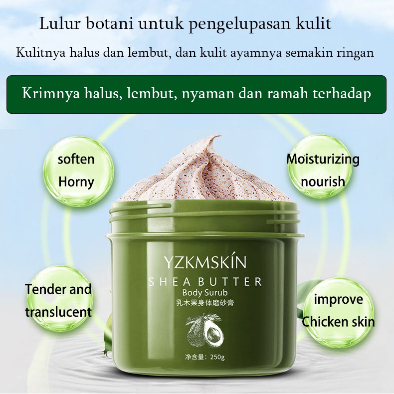 【Barang ready】scrub pengelupasan kulit  niacinamide scrub body dan butt eksfoliasi mengeksfoliasi lulur tubuh whitening scrub pemutih body pengelupasan kulit mati meningkatkan kulit halus pemutih kulit