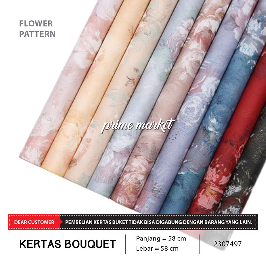 

Kertas Buket Bunga / Kertas Cellophane / Kertas Bunga Buket Motif Lukisan Bunga / Flower Warrping (2307497)