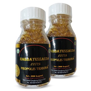 Habbatussauda Oil plus Propolis Trigona isi 200 | Shopee ...