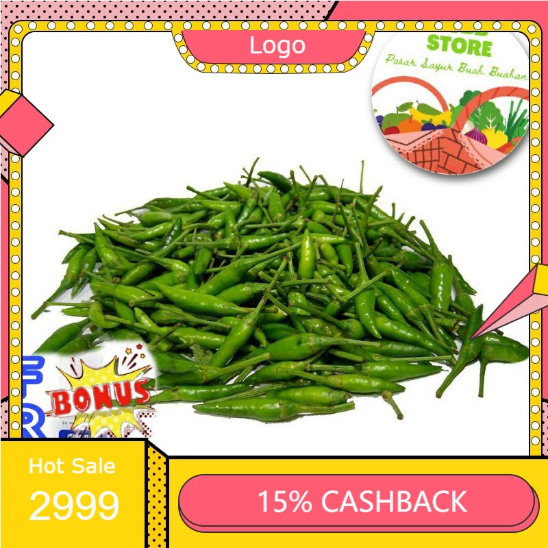 

RENGKEK SURABAYA - Lombok / Cabe Rawit Hijau Botol