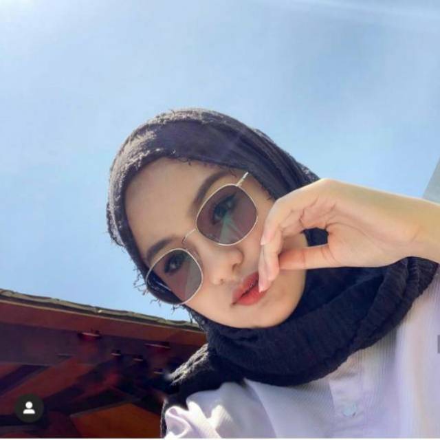 Frame kacamata besi vintage retro korea 6639