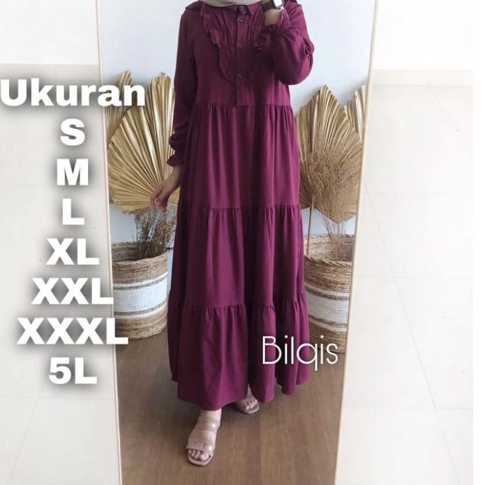 lab30 Premium Series BILQIS Dress Big Size Ukuran Size S M L XL 2XL 3XL 4XL XXL XXXL  XXXXL 2L 3L 4L