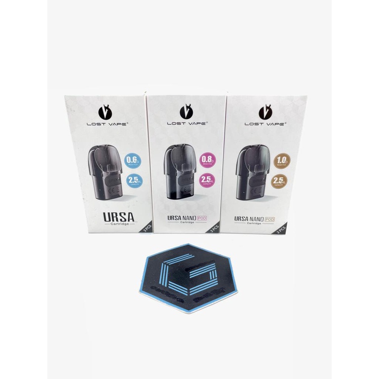 Cartridge - Ursa Nano Pods 0.8ohm 1.0ohm hby Lost Vape Catridge Ori