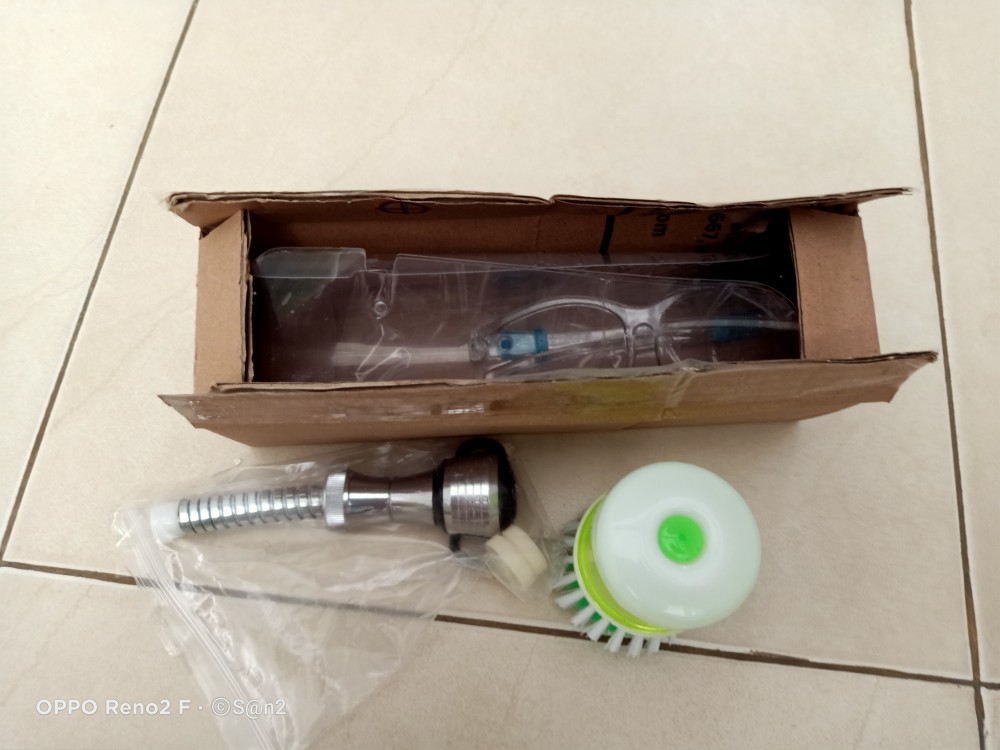 Sambungan Kran Faucet Stainless Panjang