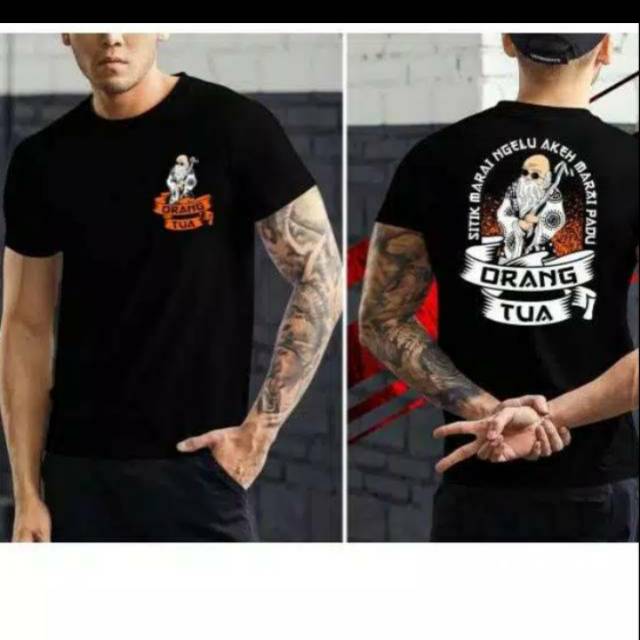 Kaos distro ORANG TUA / kaos cap orang tua / kaos OT / kaos cap ot / kaos orang tua amer