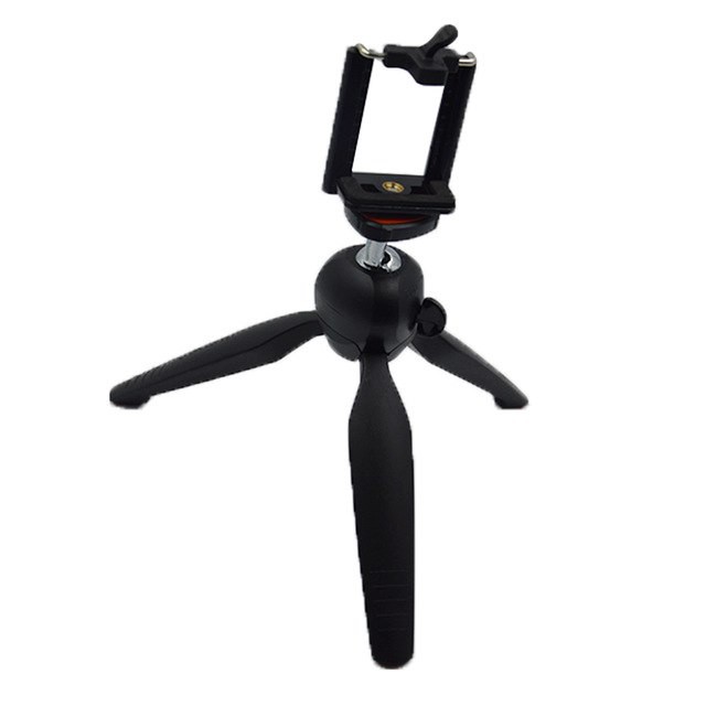 Yunteng Tripod Mini YT-228 / DF 228 Mini Tripod Mount + Phone Holder Clip Desktop Self-Tripod