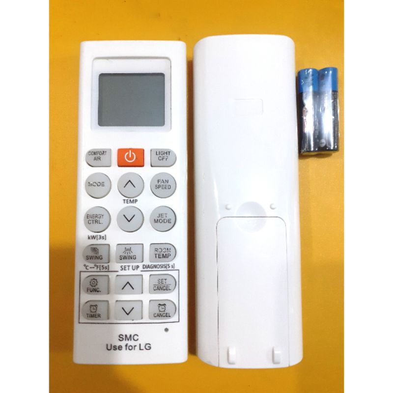 Remote ac LG inverter dual cool 1/2pk - 2pk body glosy