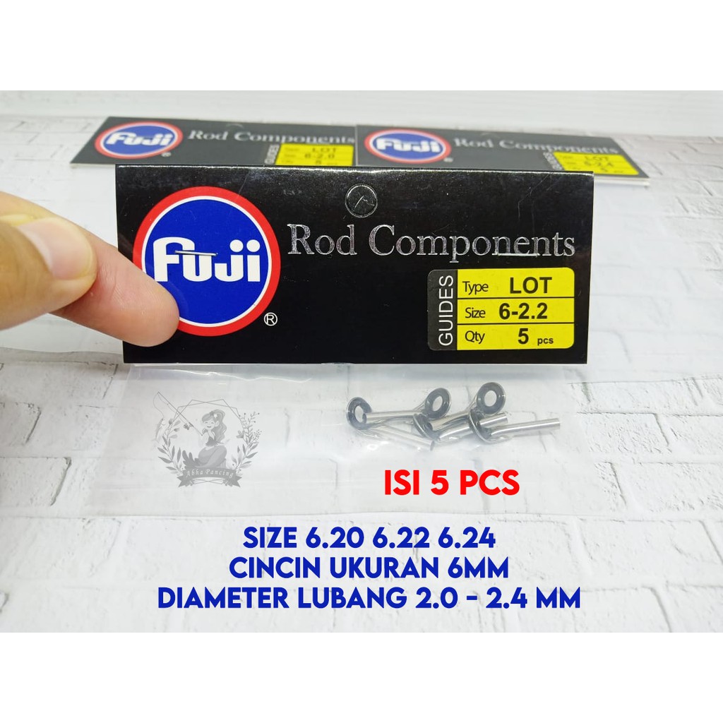 Marit Fuji Cincin Ujung Joran Tipe LOT Shimano Bass One Anti Keriting Ring Guide Original