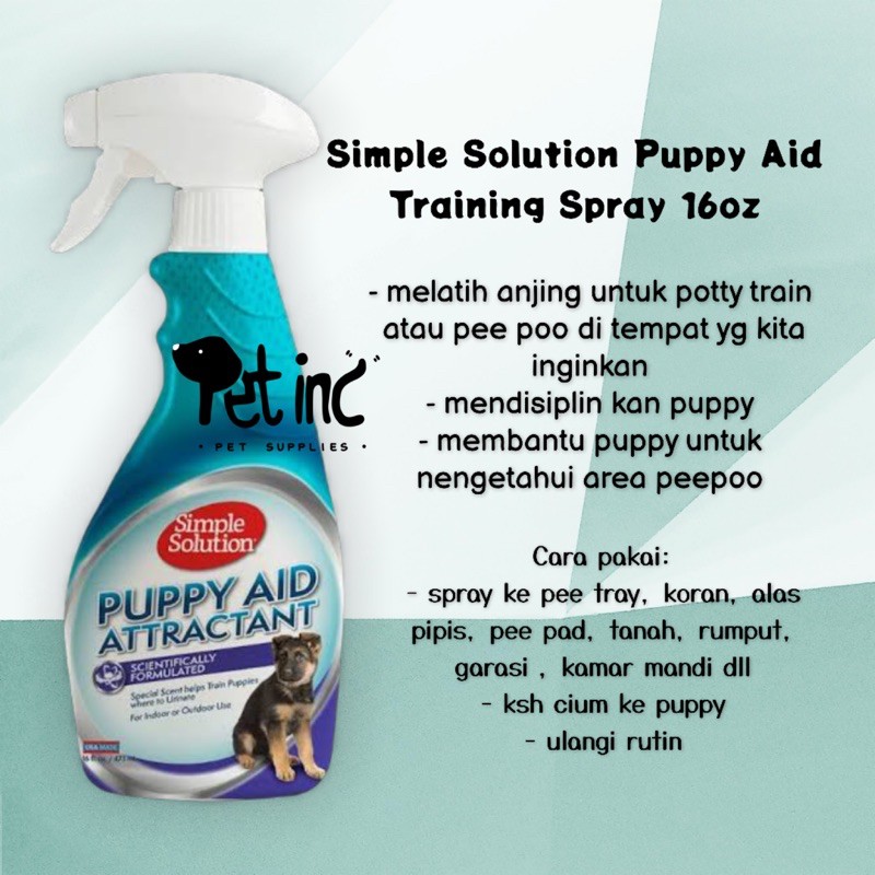 Simple Solution Puppy Aid Training Spray 16oz