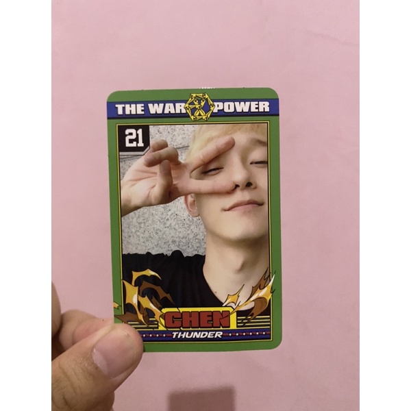 OFFICIAL PHOTOCARD CHEN EXO THE WAR / PC CHEN