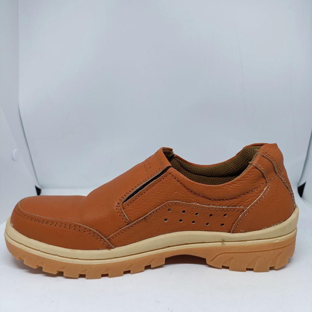 SEPATU SLOP SLIP ON kulit pria asli original casual santai kasual slip on tanpa tali