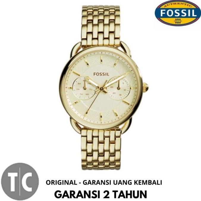 [ ORIGINAL ] Fossil Es3714 Tailor Gold 35mm Fullset Tinbox