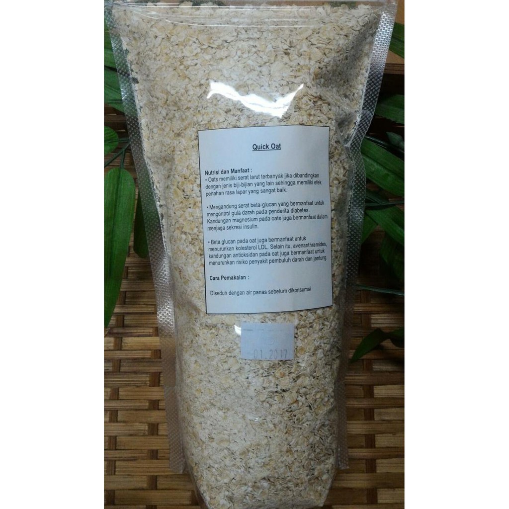 

ENAK Natural Quick Oat (Oat Seduh) - 1kg TERLEZAT