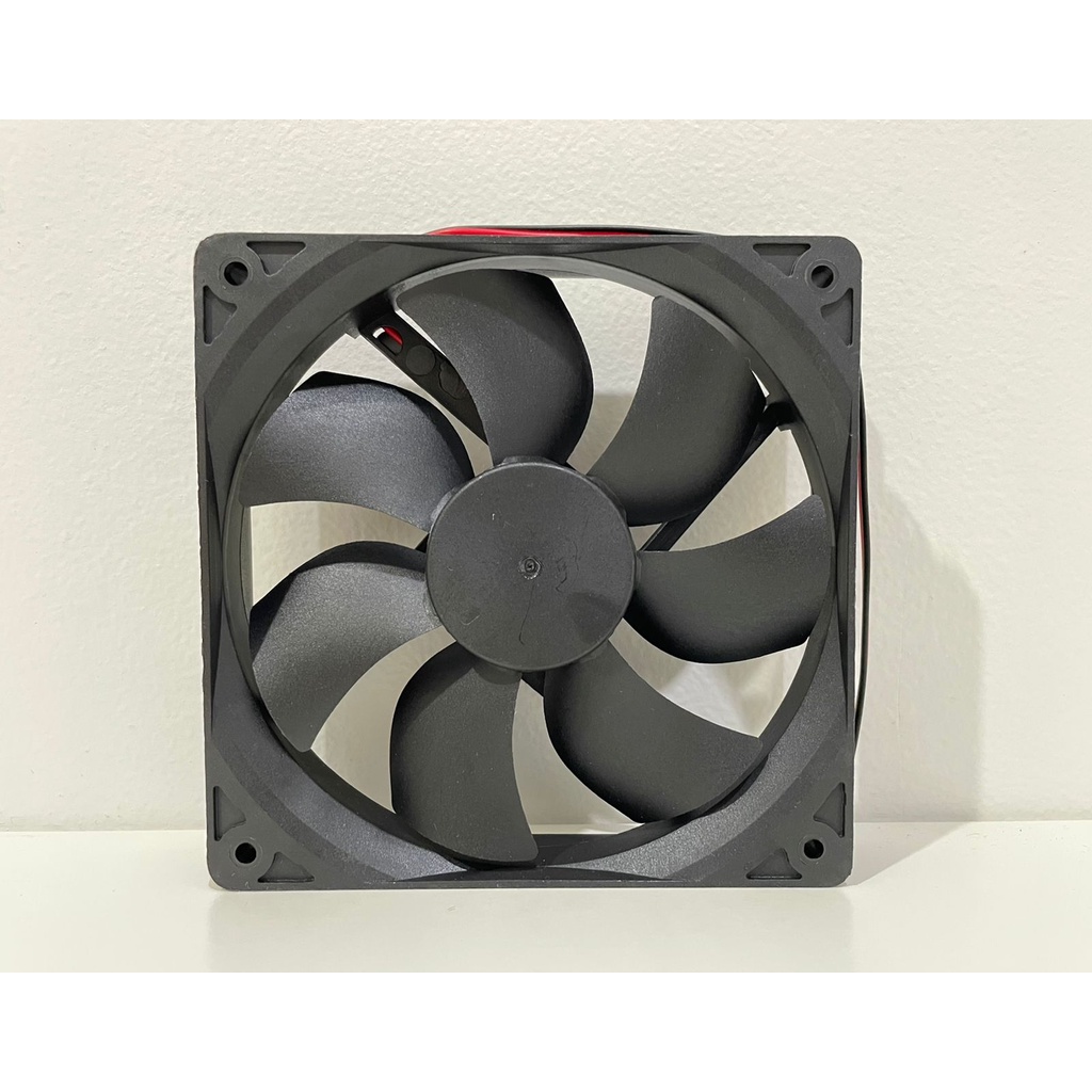 Fan DC 12V 24V 12x12 cm / Kipas DC 12V 24V  tebal 2.5 cm 12 Volt 24 Volt