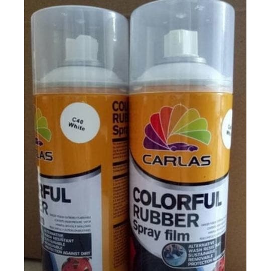 CARLAS RUBBER PAINT White CARLAS C40 Putih Doff